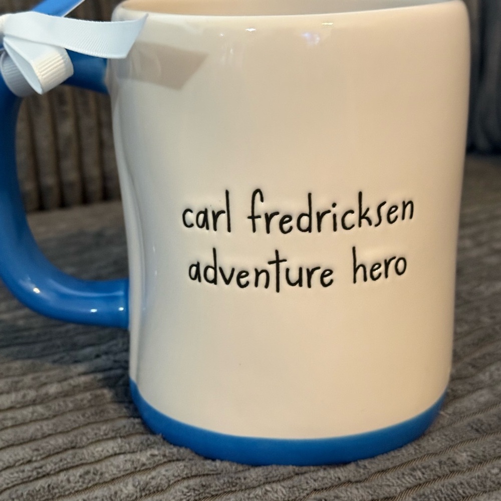 Rae Dunn x Disney Pixar x Up - White & Blue Double-sided Mug - Picture 2 of 6